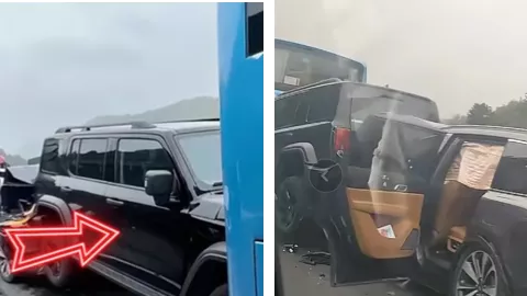 坦克300追尾事故